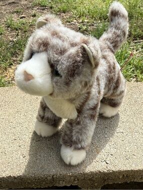 Douglas Cuddle Toys Zigby Gray Stripe Tabby Cat # 4024 Stuffed Animal Toy